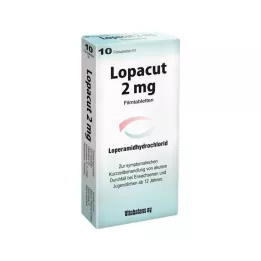 LOPACUT 2 mg filmomhulde tabletten, 10 stuks