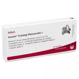 ISCUCIN crataegi potentie serie I ampullen, 10X1 ml