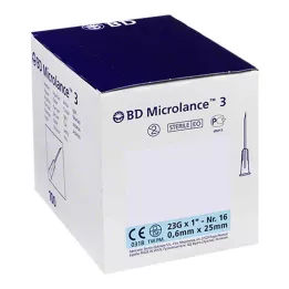 BD MICROLANCE Canule 23 G 1 0,6x25 mm, 100 stuks