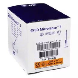 BD MICROLANCE Canule 25 G 5/8 0,5x16 mm, 100 stuks