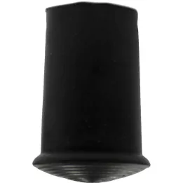 KRÜCKENKAPSEL Maat 1 18 mm zwart, 1 stuk