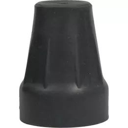 KRÜCKENKAPSEL 16 mm grijze stalen inlaat voor onderarm, 1 stuk