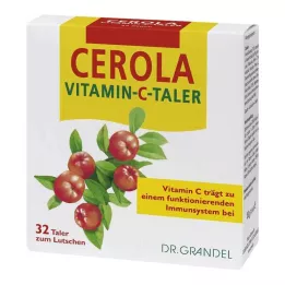 CEROLA Vitamine C Taler Grandel, 32 stuks