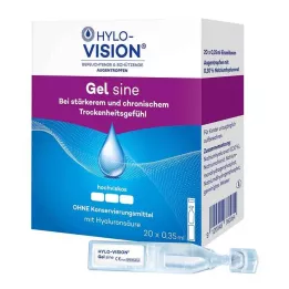 HYLO-VISION Gel sine enkele dosis pipetten, 20X0.35 ml