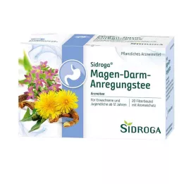 SIDROGA Maag-darm stimulerende theefilterzakjes, 20X2.0 g