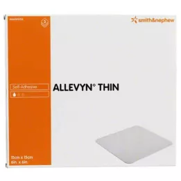 ALLEVYN Dunne 15x15 cm dun wondkussen, 3 st
