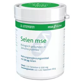 SELEN MSE 50 µg tabletten, 120 stuks