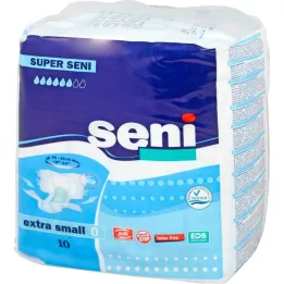 SUPER SENI Plus incontinentiebroekje nacht f.E.Gr.0 XS, 12X10 st