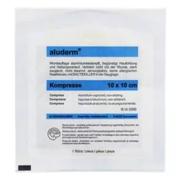 ALUDERM Kompressen 10x10 cm, 1 st