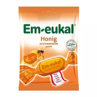 EM-EUKAL Snoepjes honing gevuld met suiker, 75 g EM-EUKAL Snoepjes honing gevuld met suiker, 75 g