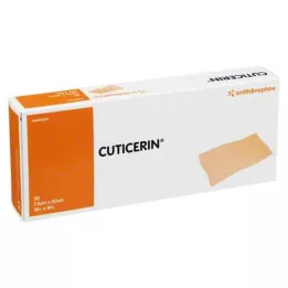 CUTICERIN 7,5x20 cm gaas met zalfcoating, 50 stuks