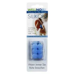 WELLNOISE Oordopjes blauw blister, 3X2 stuks