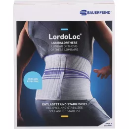 LORDOLOC Lumbaalbandage maat 1 titanium, 1 stuk