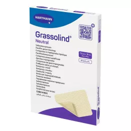 GRASSOLIND Zalfkompressen 7,5x10 cm steriel, 10 stuks
