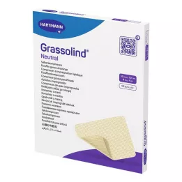 GRASSOLIND zalf comprimeert 10x10 cm steriel, 10 st