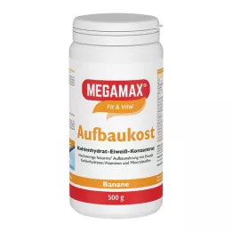 MEGAMAX Voedselbananenpoeder bouwen, 500 g