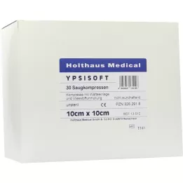 SAUGKOMPRESSEN Ypsisoft niet-steriel 10x20 cm, 30 stuks