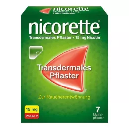 NICORETTE TX Pleister 15 mg, 7 stuks
