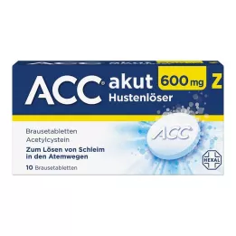 ACC akut 600 Z hoest slijmoplossend bruistabletten, 10 stuks
