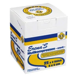 Erena steriel gaaskompres 5x5cm, 25x2 stuks