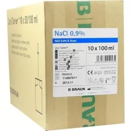 URO TAINER Natriumchloride -oplossing 0,9%, 10x100 ml