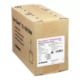 URO TAINER chloorhexidine -oplossing, 10x100 ml