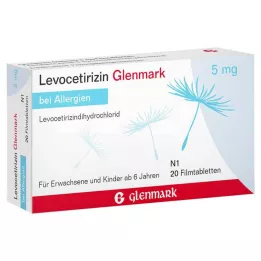 Levocetirin Glenmark 5 mg, 20 st