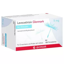 Levocetirin Glenmark 5 mg, 100 st