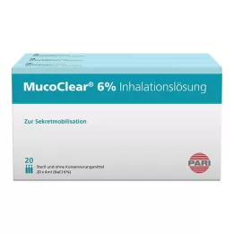 MUCOCLEAR 6% NaCl-inhalatieoplossing, 60X4 ml