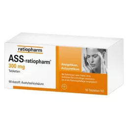 ASS-ratiopharm 300 mg tabletten, 50 stuks