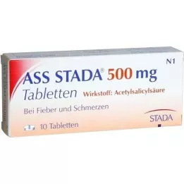 ASS STADA 500 mg tabletten, 10 st