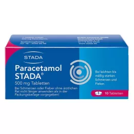 PARACETAMOL STADA 500 mg tabletten, 10 stuks