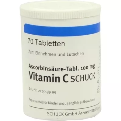 ASCORBINSÄURE tablet 100 mg vitamine C, 70 st