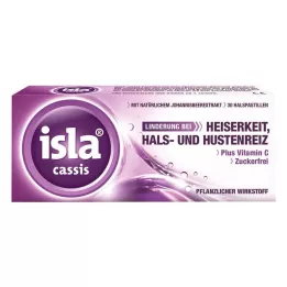 ISLA CASSIS Pastilles, 30 stuks