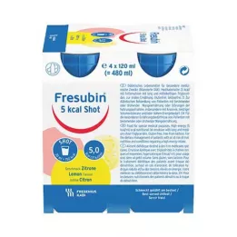 FRESUBIN 5 Kcal SHOT Lemon -oplossing, 24x120 ml