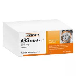 ASS-ratiopharm 500 mg tabletten, 100 stuks