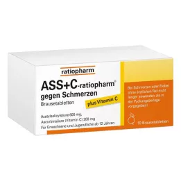 ASS + C-ratiopharm tegen pijn bruistabletten, 10 stuks
