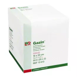 GAZIN Gaaskompres 10x20 cm steriel 8-laags, 25X2 st