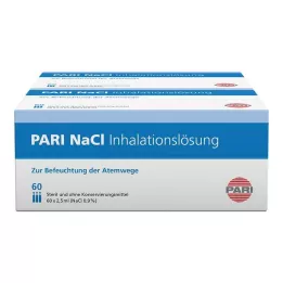 PARI NaCl-inhalatieoplossingampullen, 120X2,5 ml