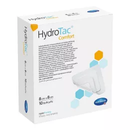 HYDROTAC Comfort Foam Association 8x8 cm steriel, 10 st