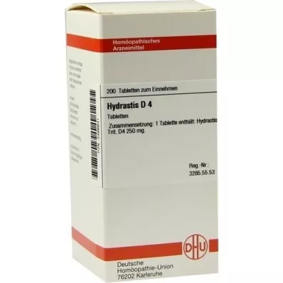 HYDRASTIS D 4 tabletten, 200 st HYDRASTIS D 4 tabletten, 200 st