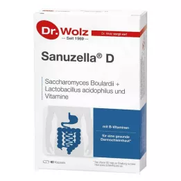 SANUZELLA D-cellulosecapsules, 60 stuks