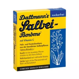 DALLMANNS Salie Bonbons suikervrij, 20 stuks