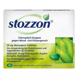 STOZZON Chlorofyl-gecoate tabletten, 40 stuks