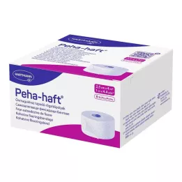 PEHA-HAFT Fixatieverband latexvrij 2,5 cm x 4 m, 8 stuks