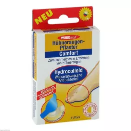 HÜHNERAUGENPFLASTER Comfort hydrocolloïd, 6 stuks