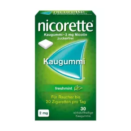 NICORETTE 2 mg verse munt kauwgom, 30 stuks