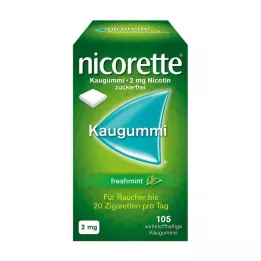NICORETTE 2 mg verse munt kauwgom, 105 stuks