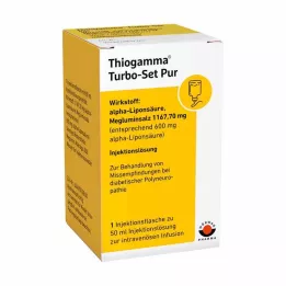 THIOGAMMA Turbo Set Pur Injectie Flessen, 50 ml