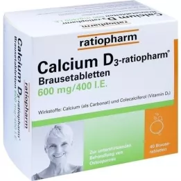 Calcium D3 ratiopharm Bruistabletten, 40 st